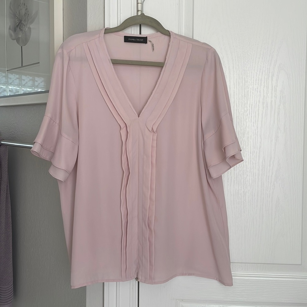 Soft pink blouse